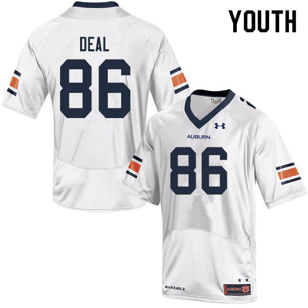 Youth #86 Luke Deal Auburn Tigers College Football Jerseys Sale-White
